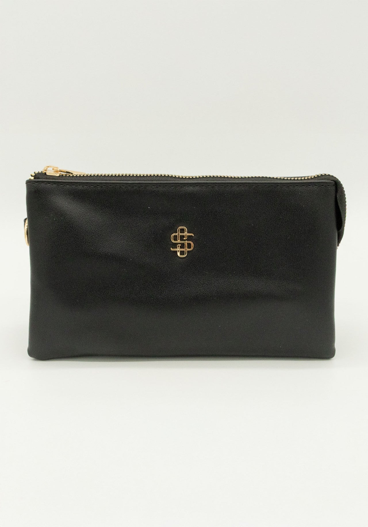 Leather Crossbody-Black