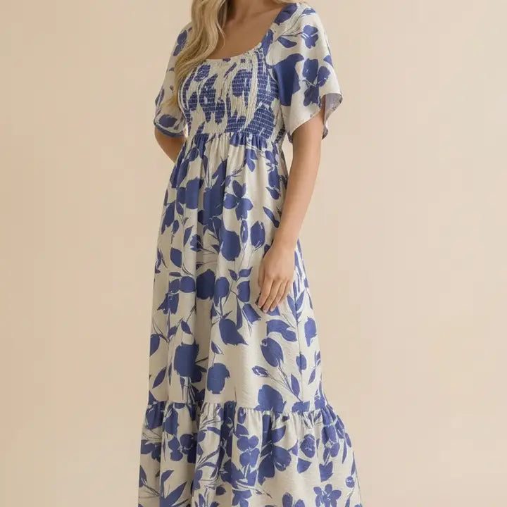 Sweetheart Smocked Dress
