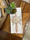 Magnolia Cross Towel