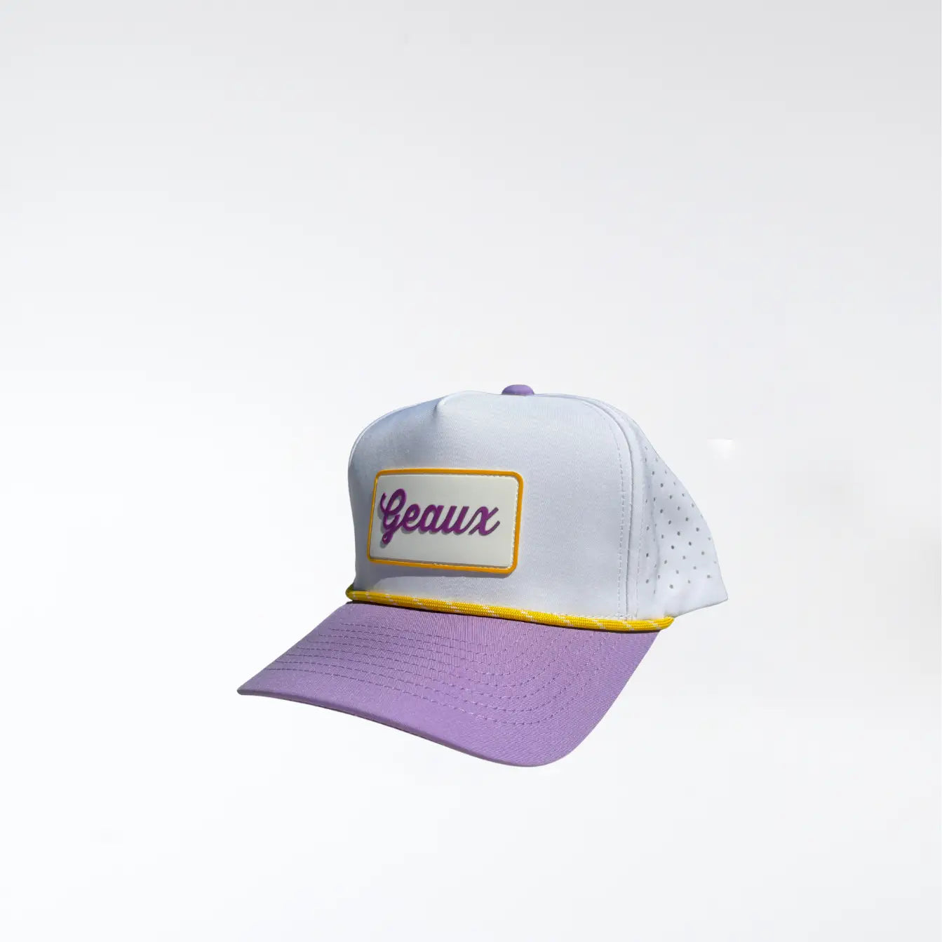 Geaux 2.0-White Rope Hat