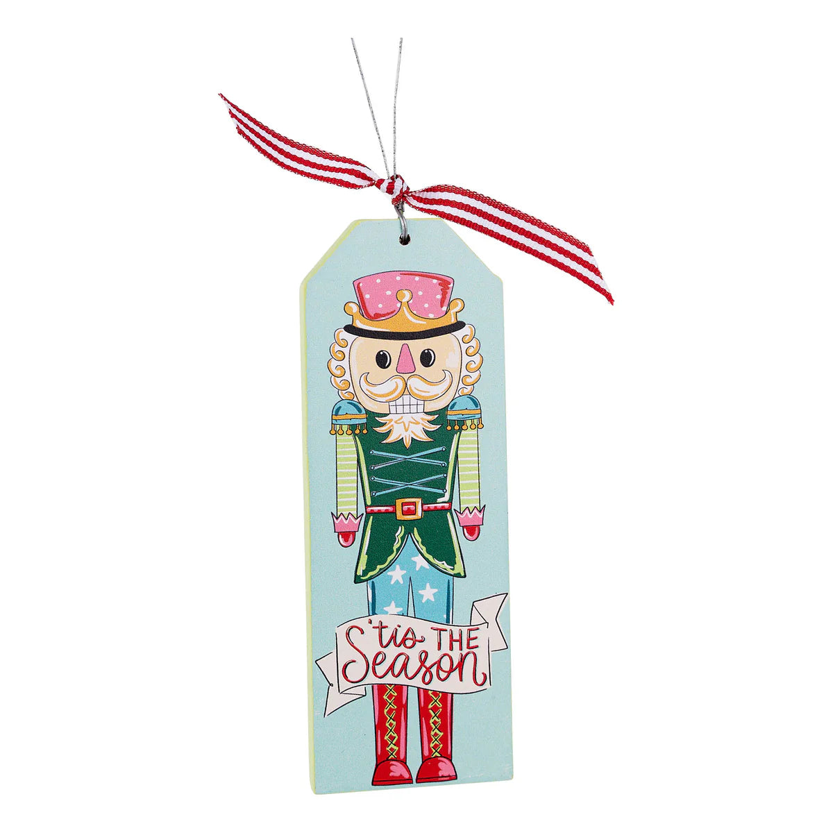Vintage Christmas Wood Ornament