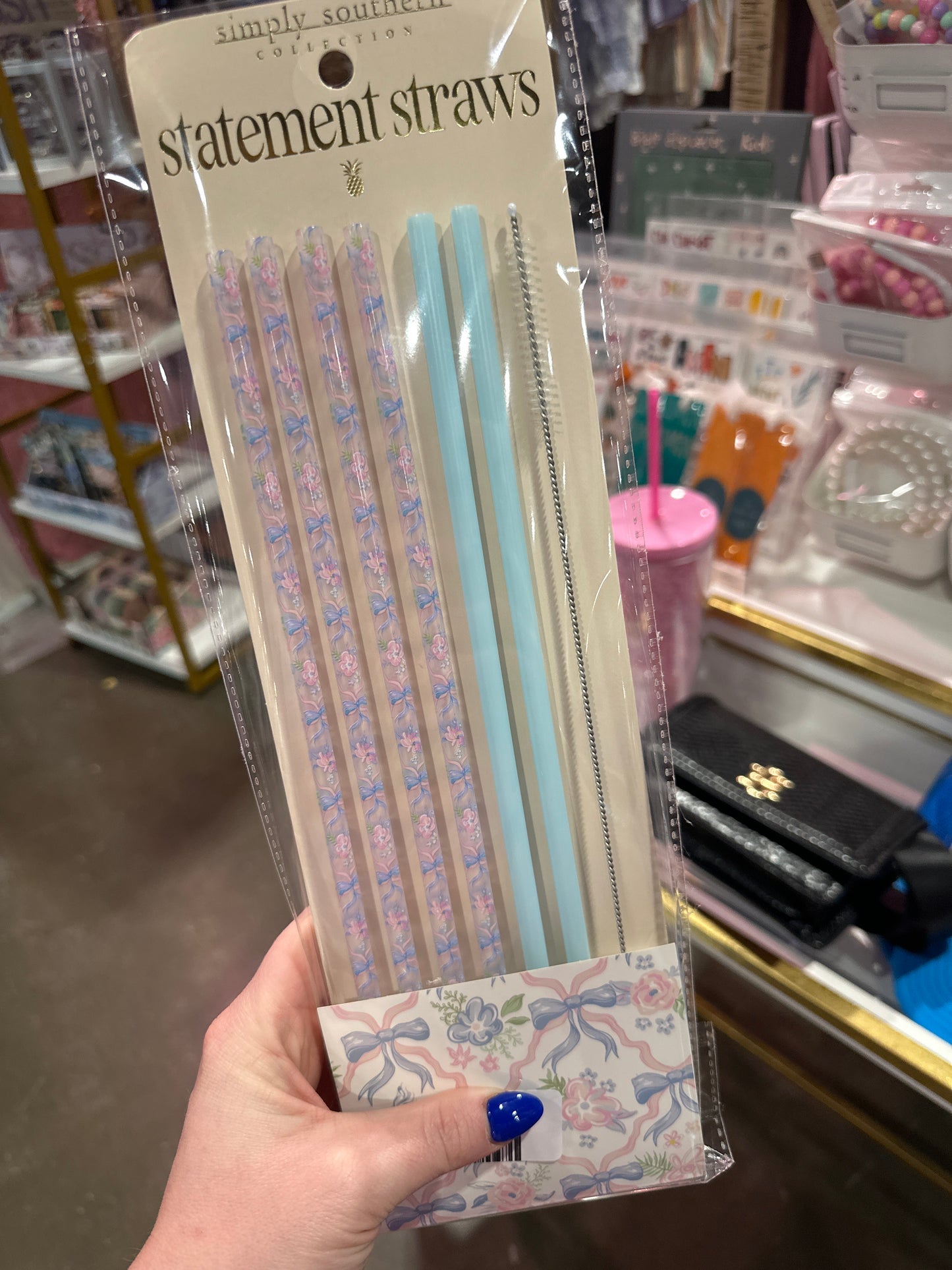 Straw Set Ribbon