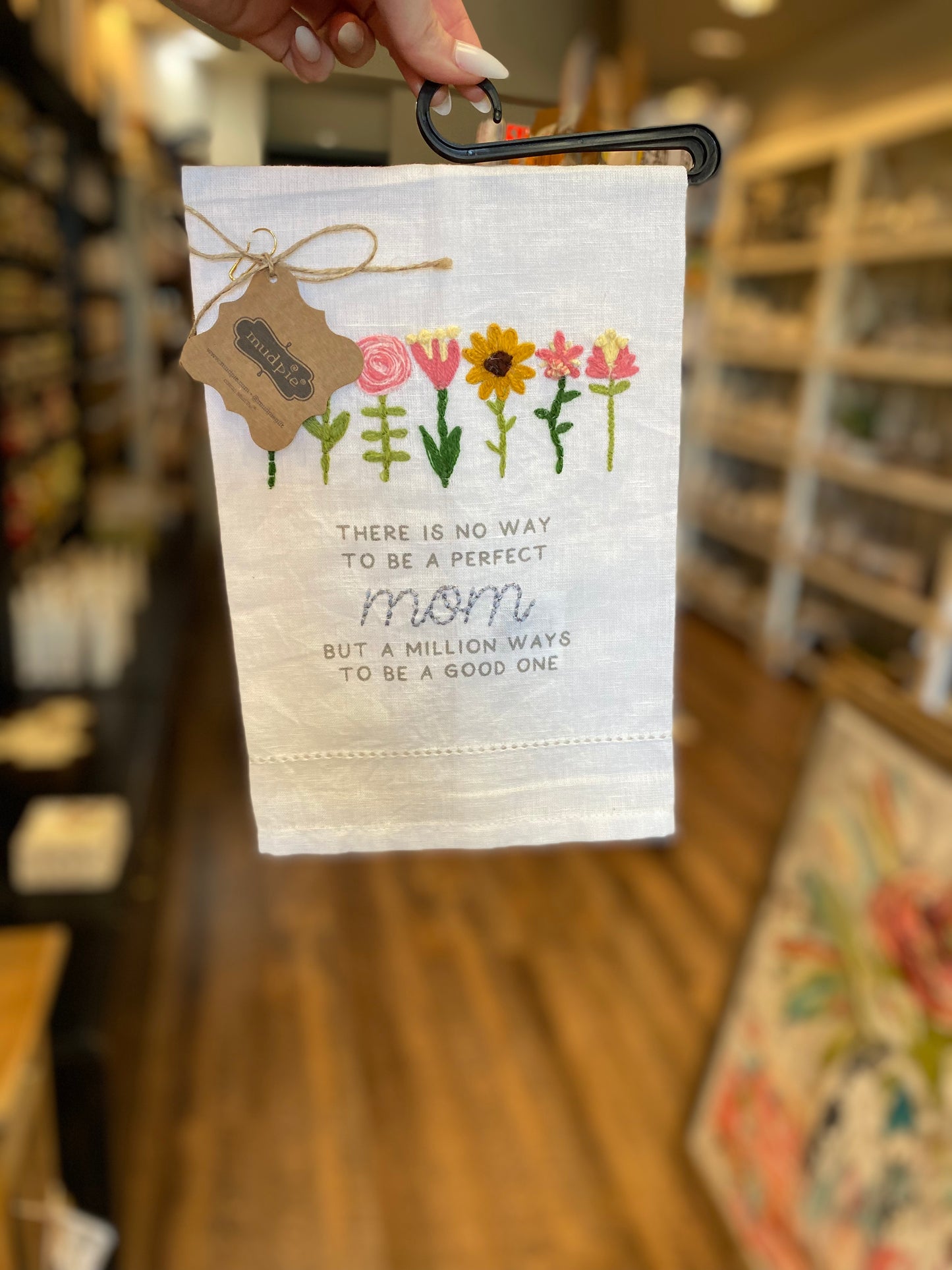 Perfect Mom Embroidered Towel