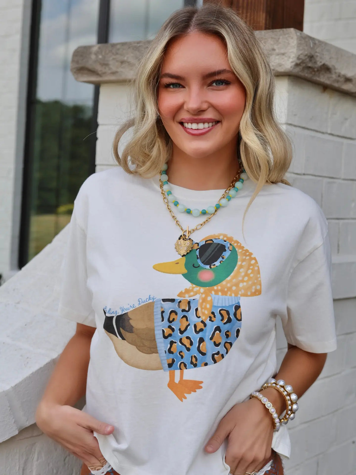 Darling, You're Ducky Crop Tee