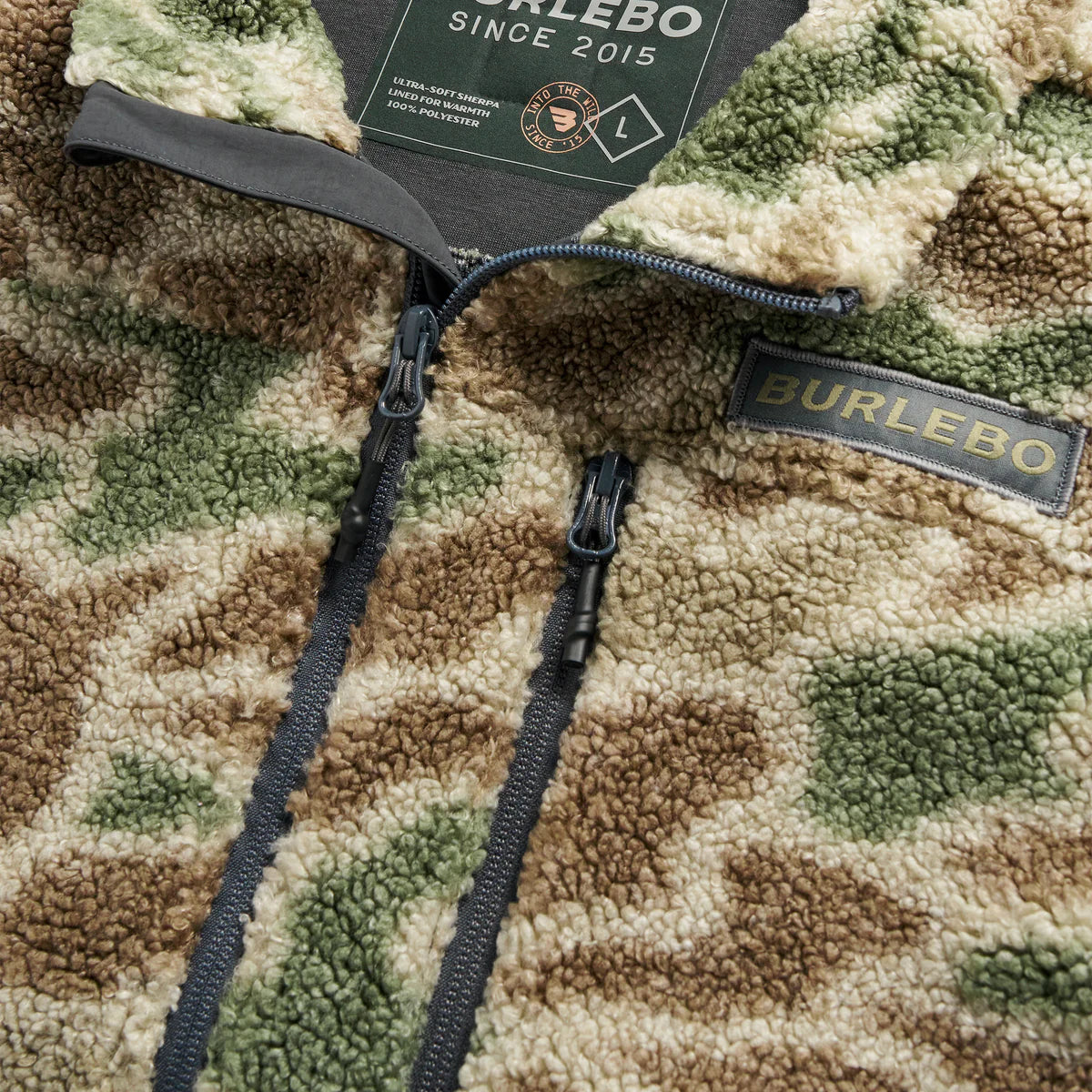 Youth Fullzip Sherpa Jacket- Alpine