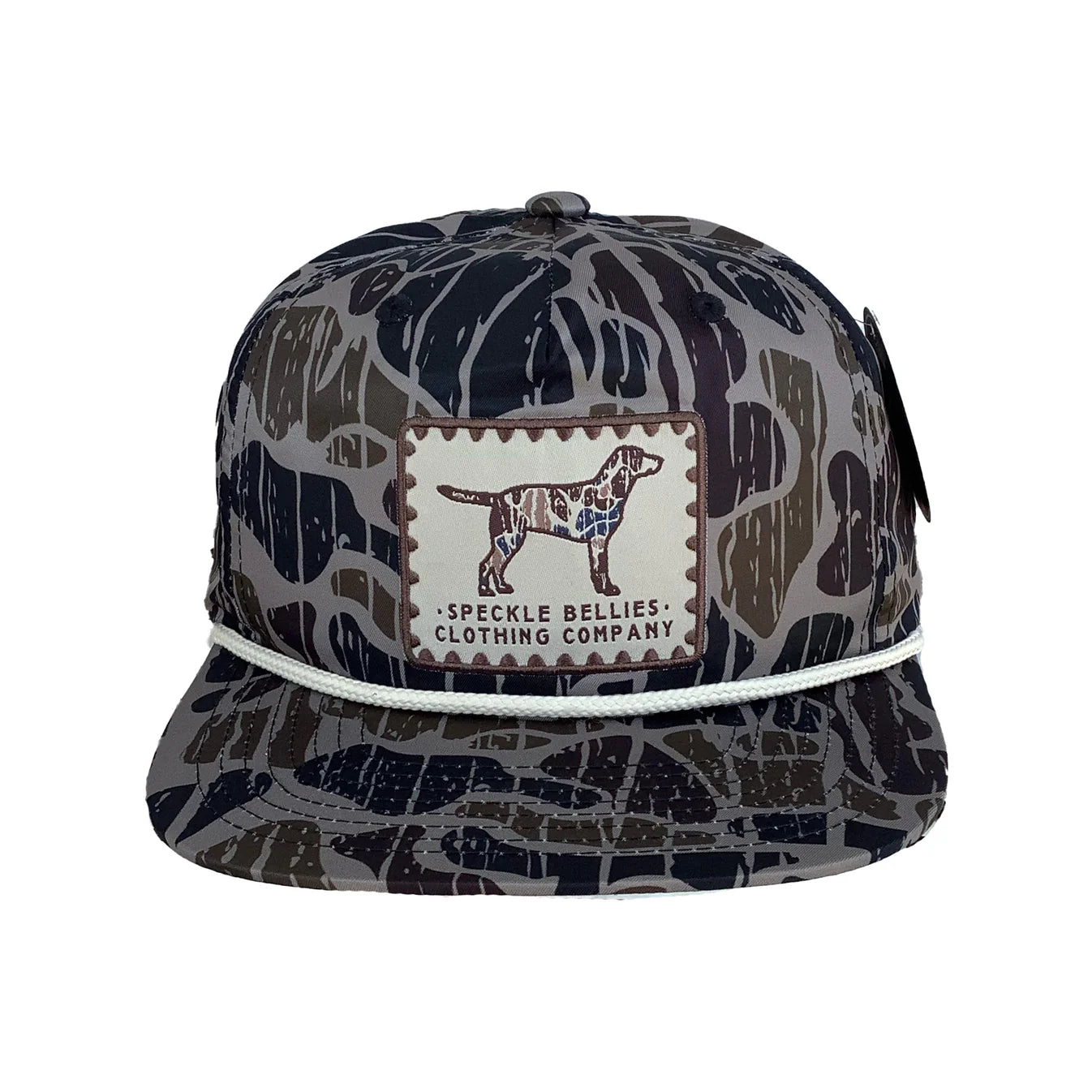 Camo Dog Stamp Patch- Beaver Bottom