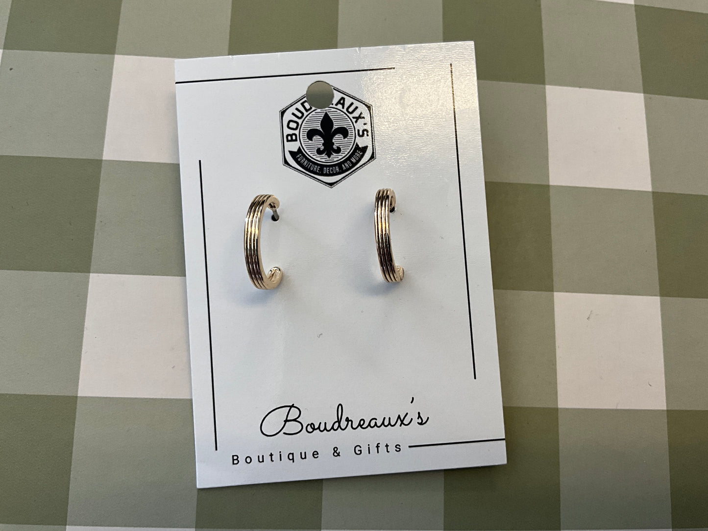 Small Gold Hoop Earrings
