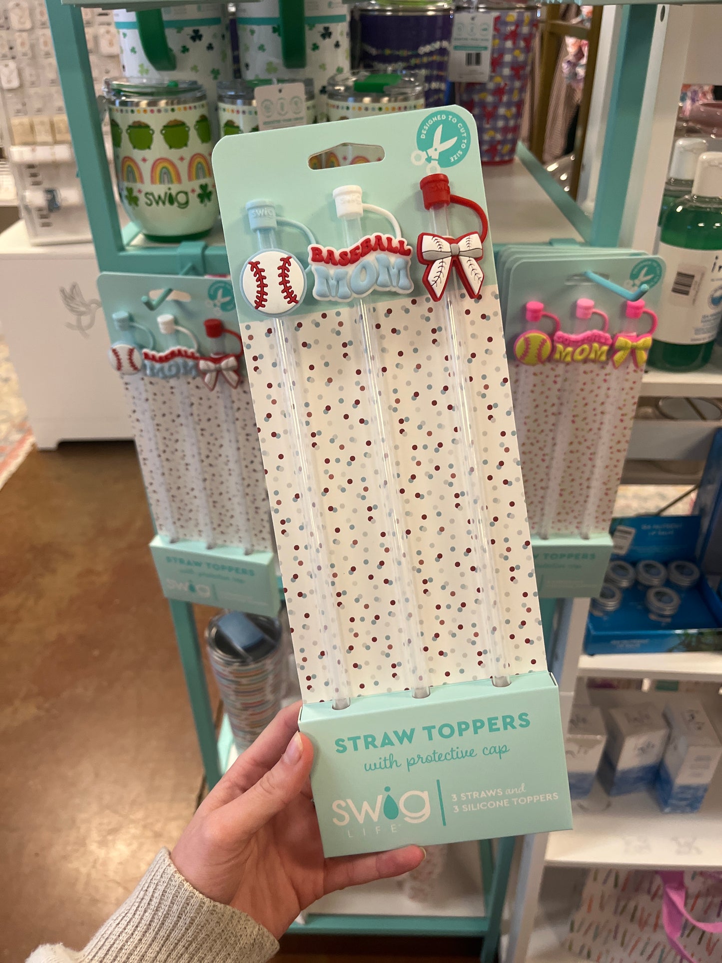 Swig Straw Topper Set-Home Run