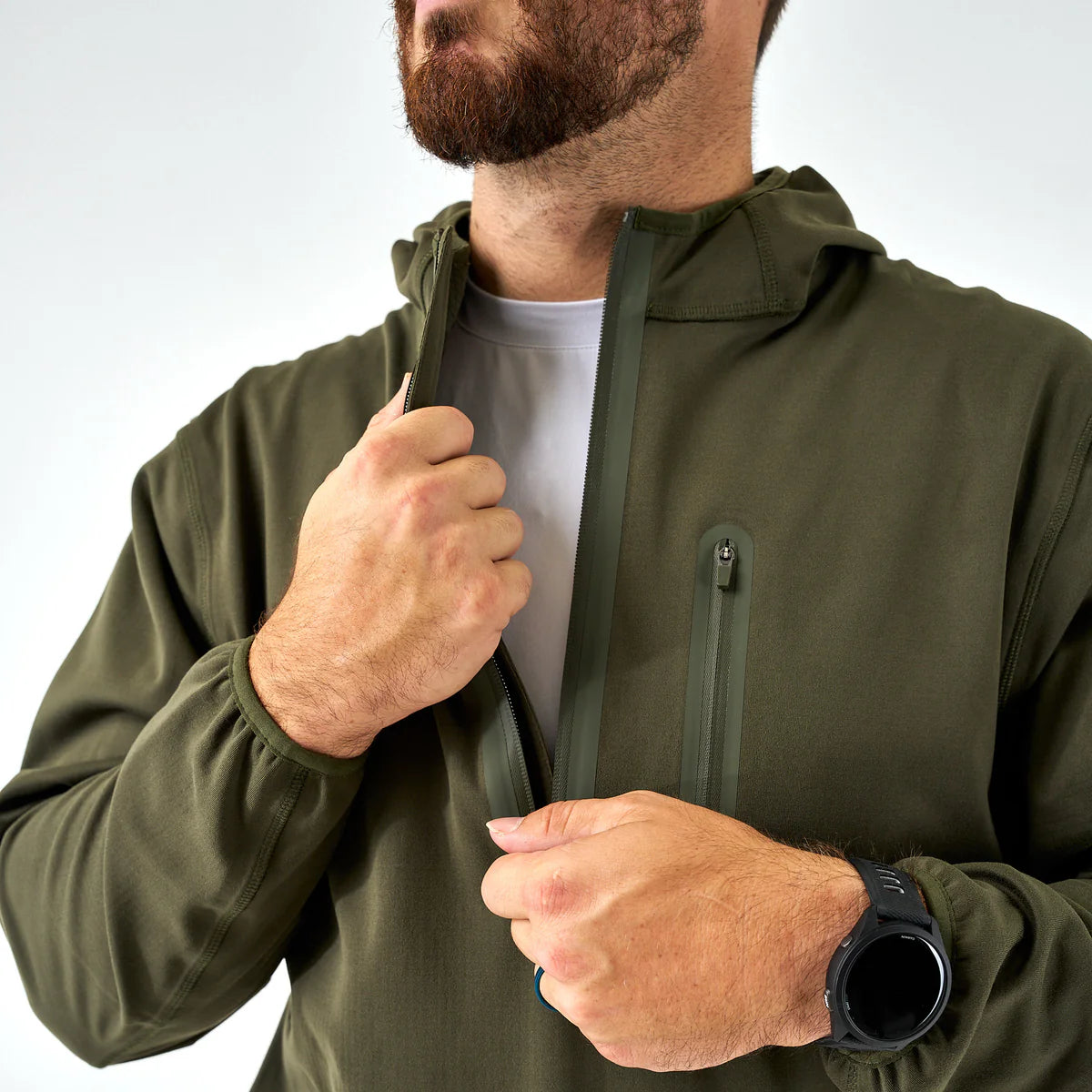Duke Tech Mid Layer-Mallard Green