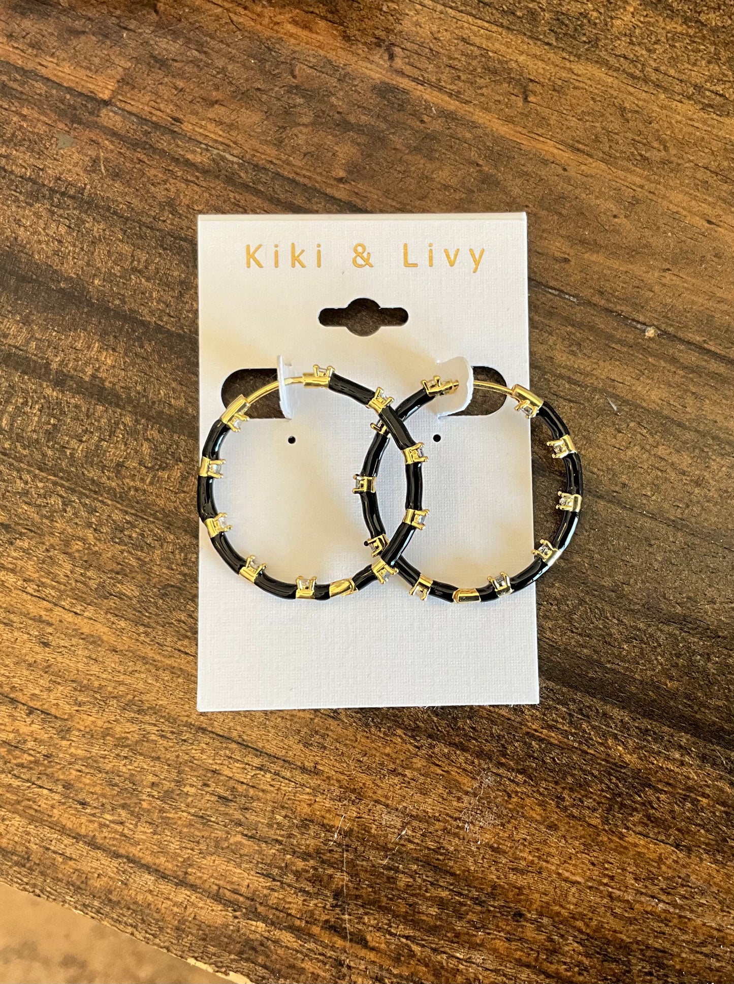 Color Enamel Hoops