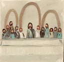 Last Supper Framed Art 12x18