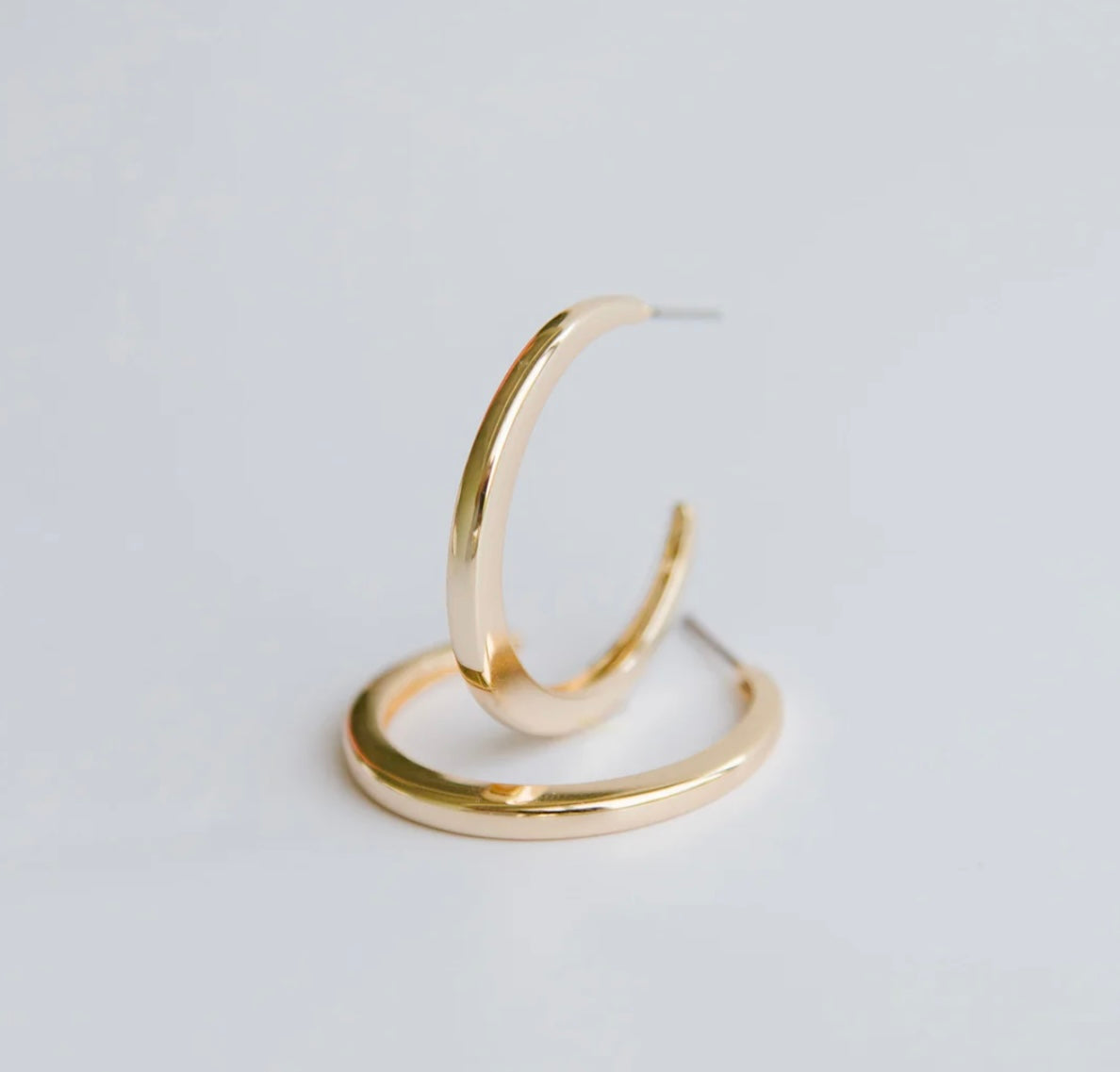 Large Lyle Gold Earrings