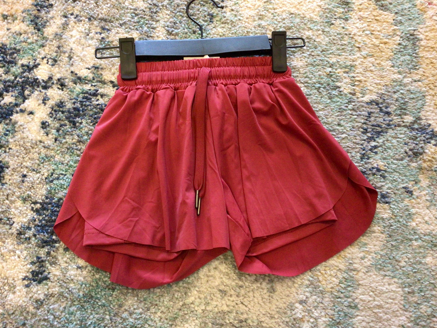 Youth Maroon Butterfly Shorts