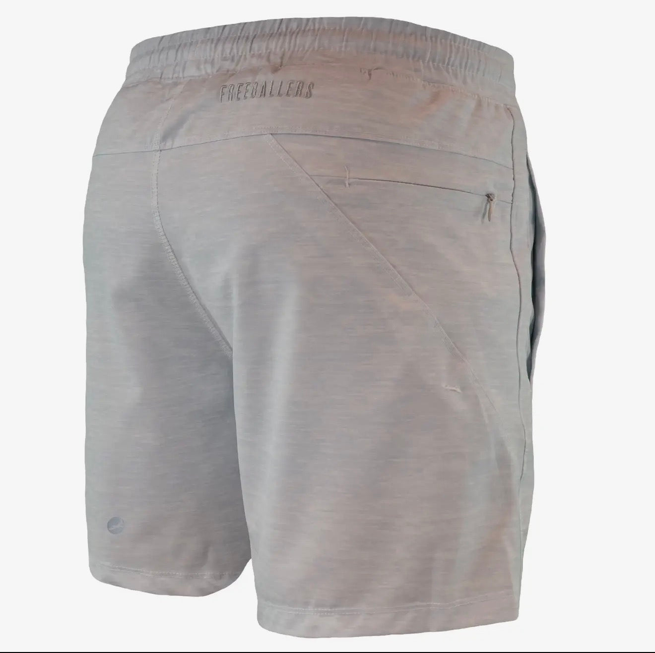 6” Heather gray shorts