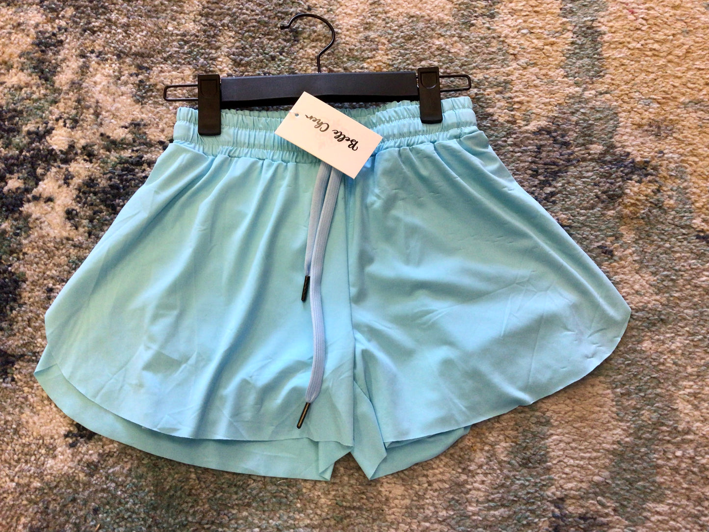 Youth Light Blue Butterfly Shorts