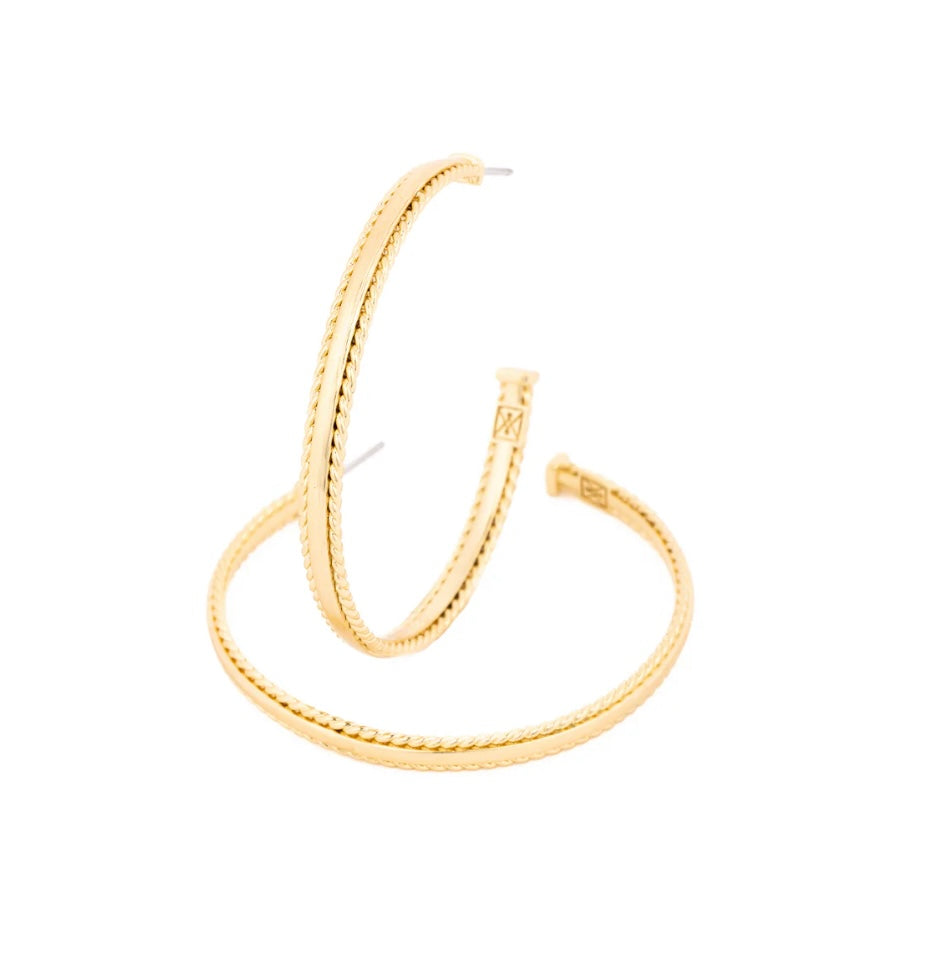 Skylar Earrings Large Gold
