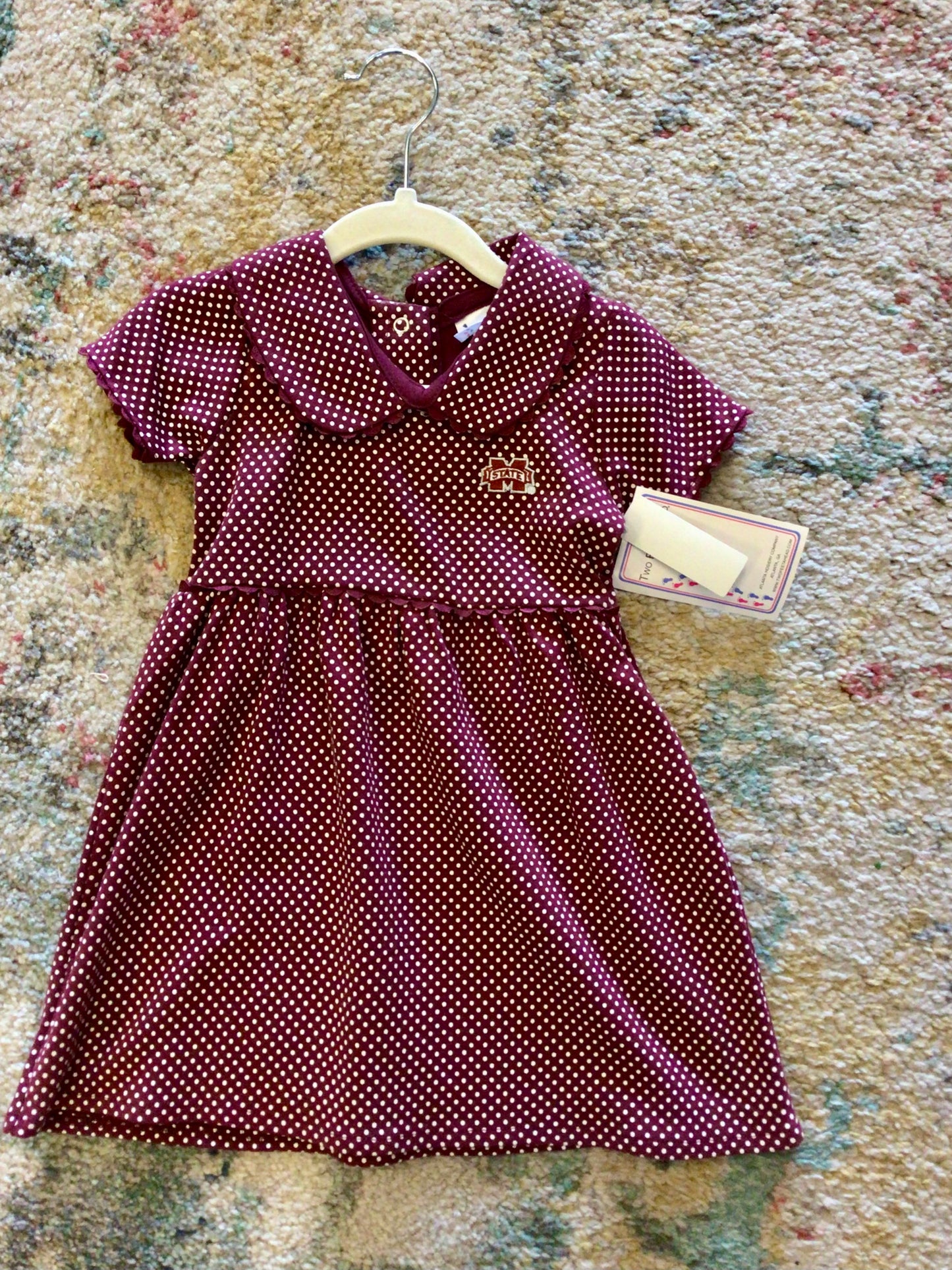 MS State Peter Pan Dress