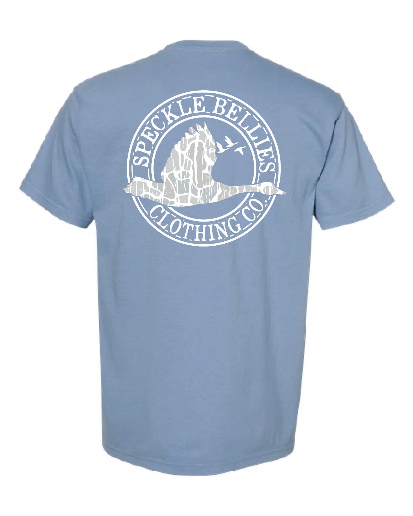 Ghost Camo Circle Logo-Tee