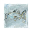 Big Mouth Fish Framed Art 18x18
