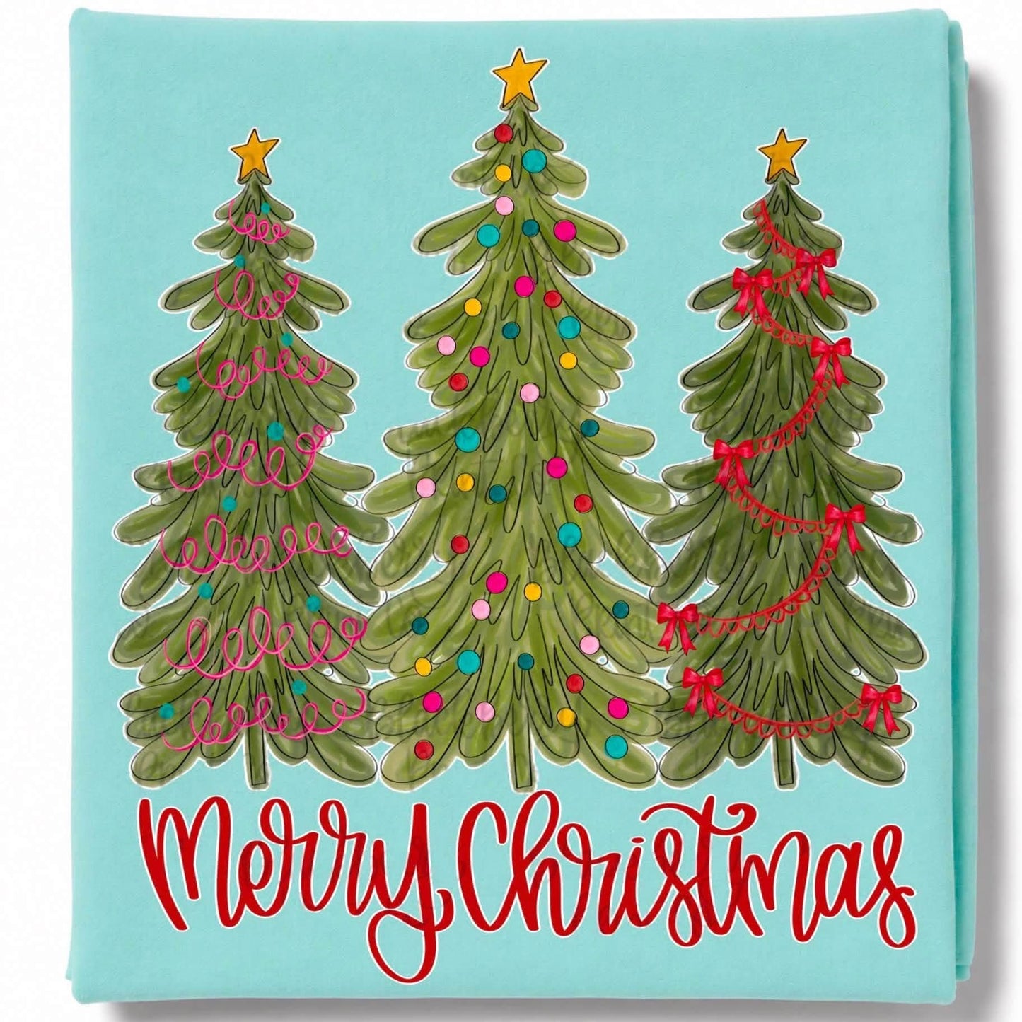 Merry Christmas Tree Gildan