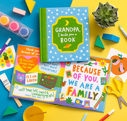 GRANDPA, I MADE YOU A BOOK
A Fill-In Book Kids Get to Create