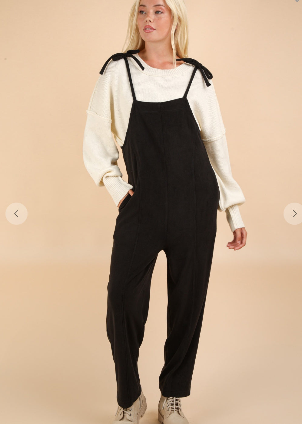 Fleece Baggy Jumpsuit