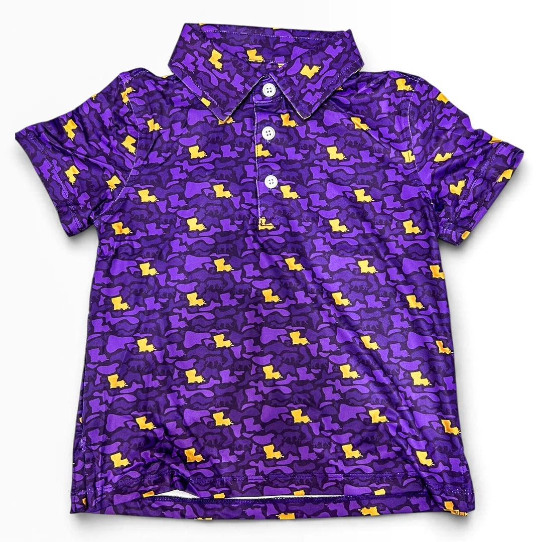 Youth LA Camo Polo