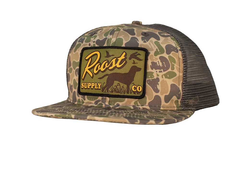 Roost Backwoods Camo Patch Hat