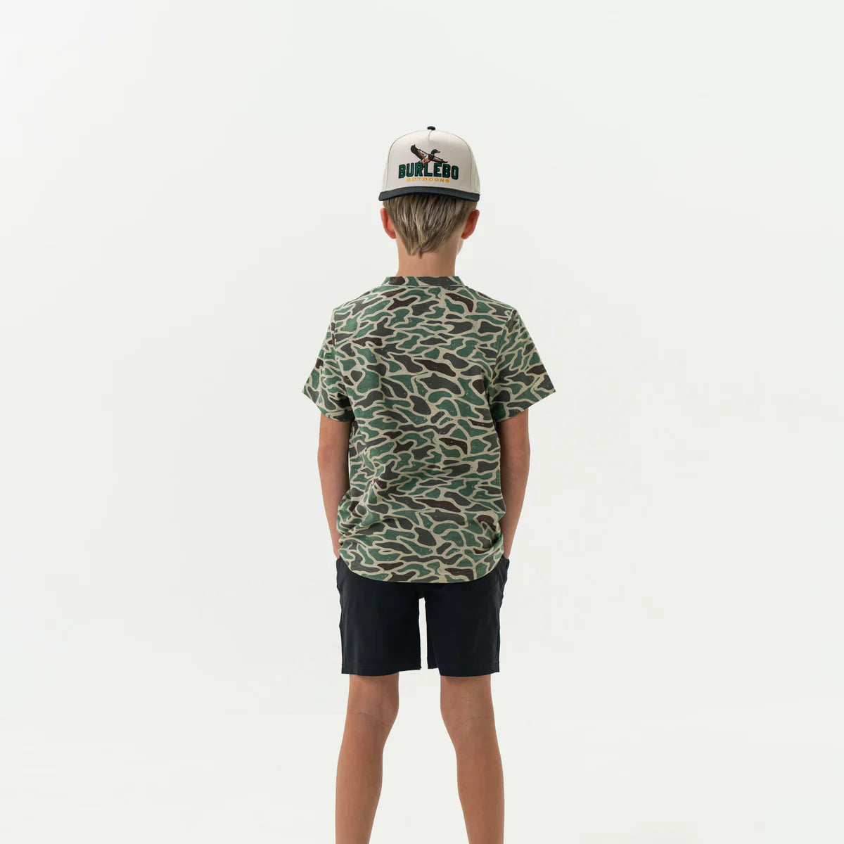 Embroidered Duck Flying-RDC-YTH SS tee
