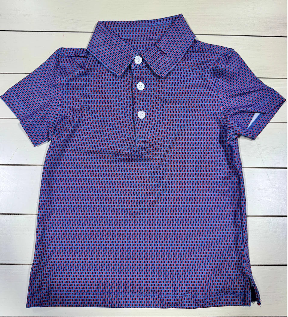 Youth Micro MS outline navy/red/light blue