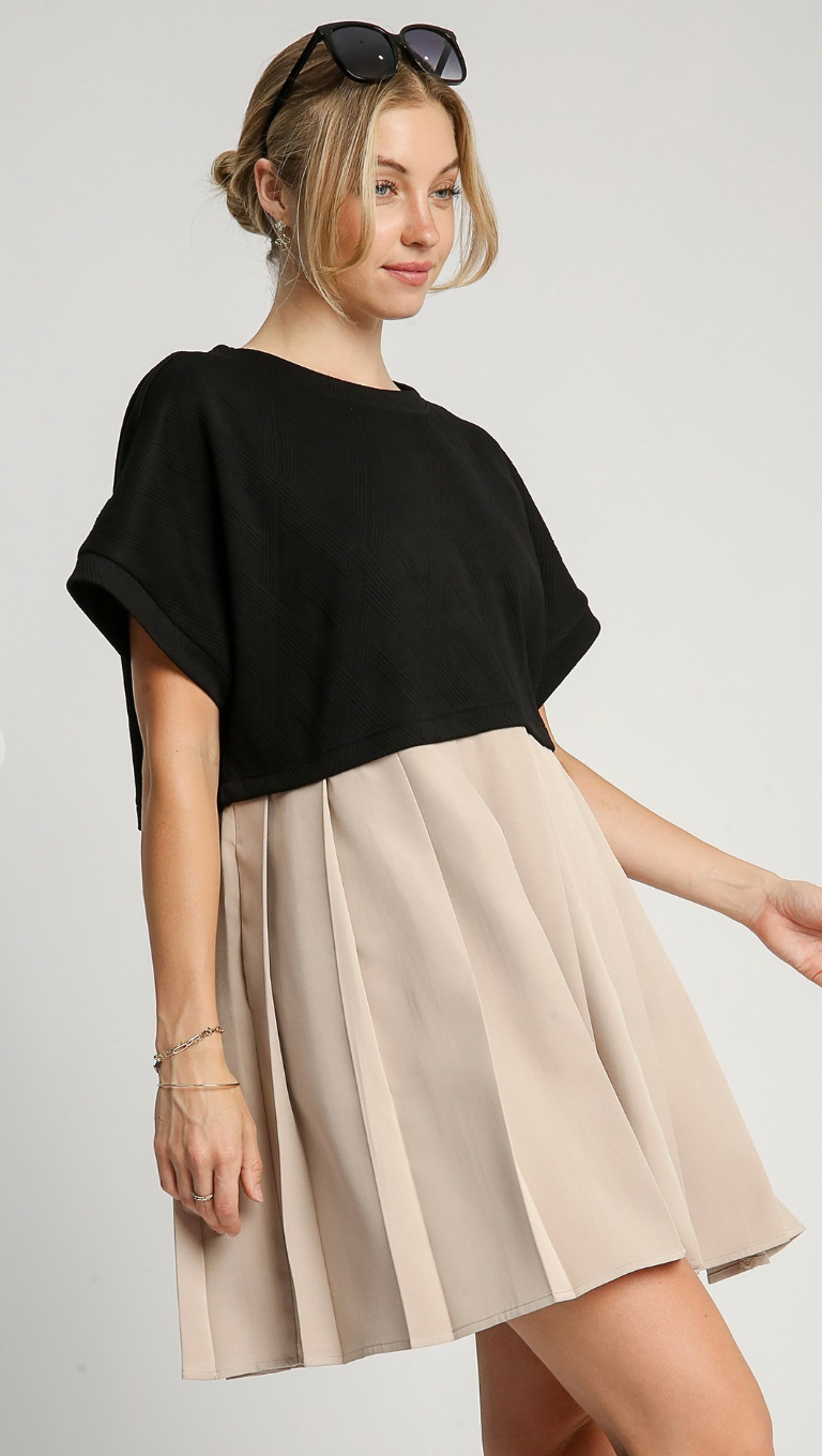 Two Tone Split Dress