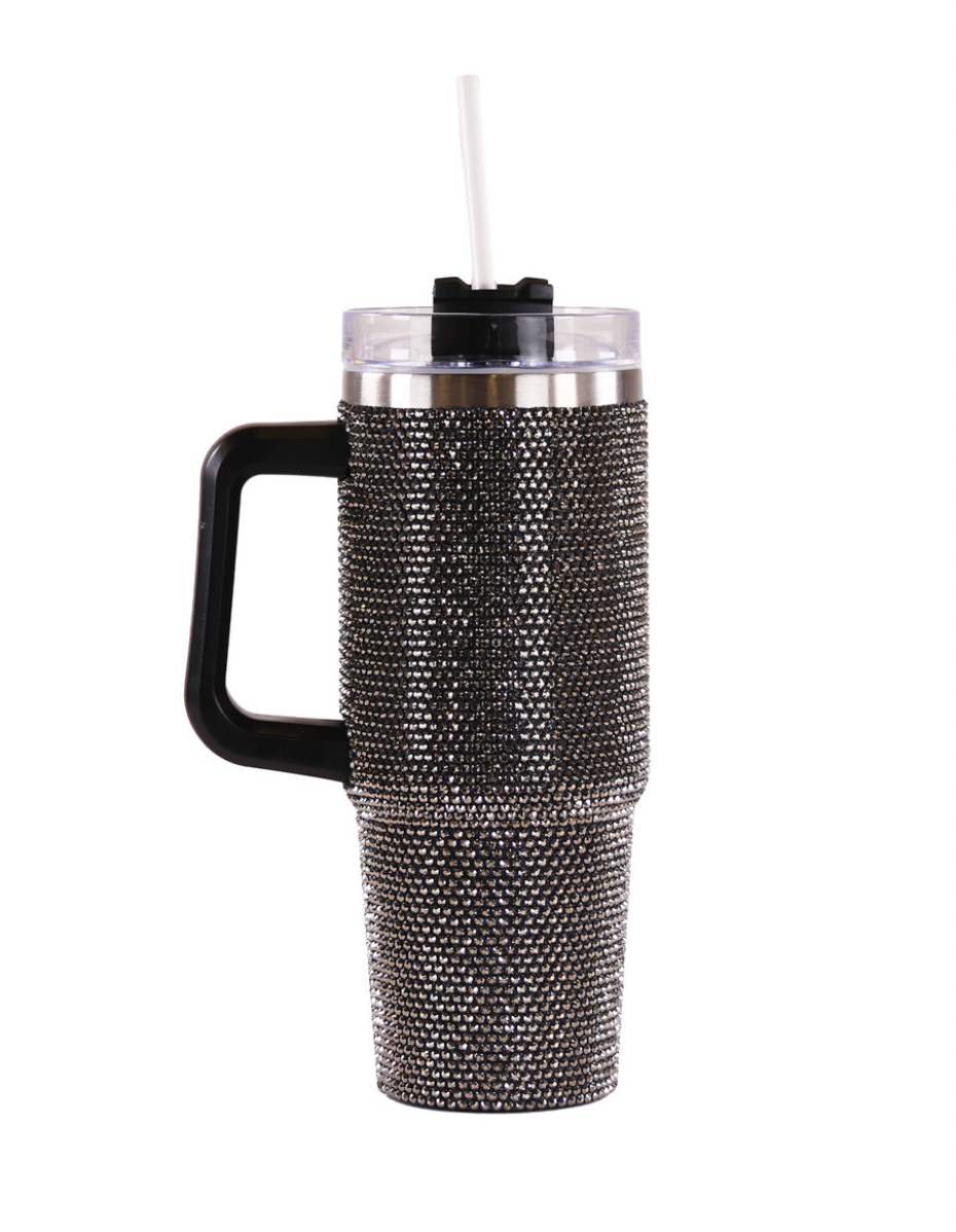 Black Sequin Tumbler