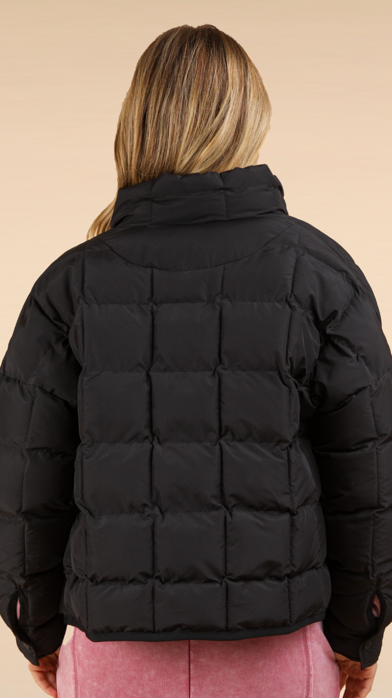Solid Puffer Jacket