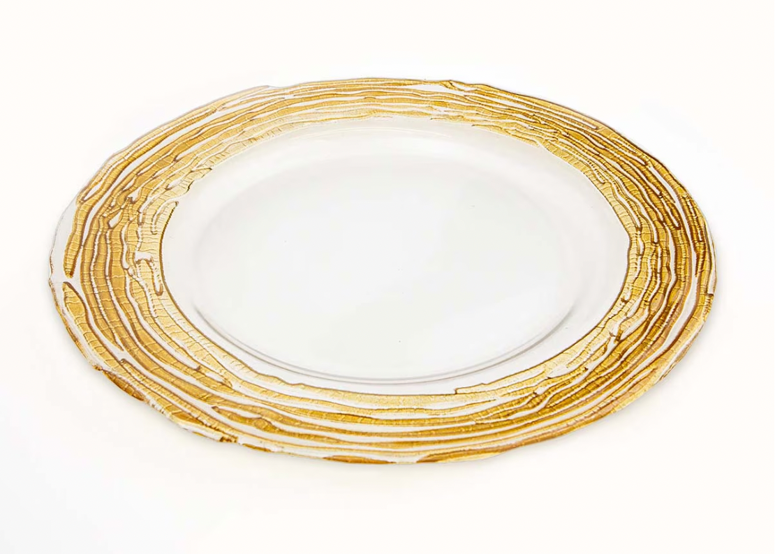 Vertage Glass Plate