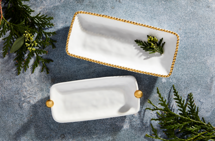 Gold Bead Dish Set