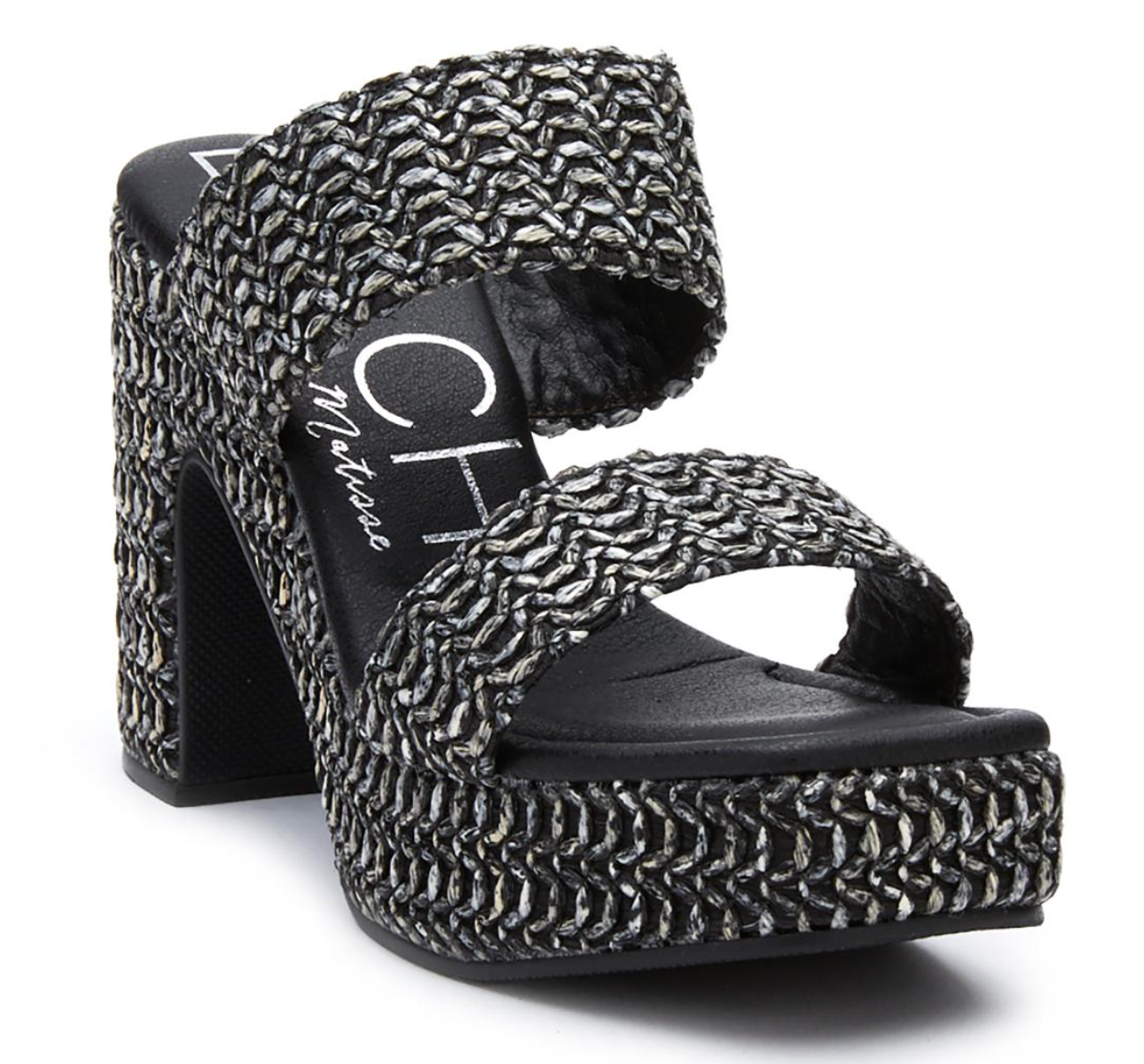 Gem Platform Heel-Black