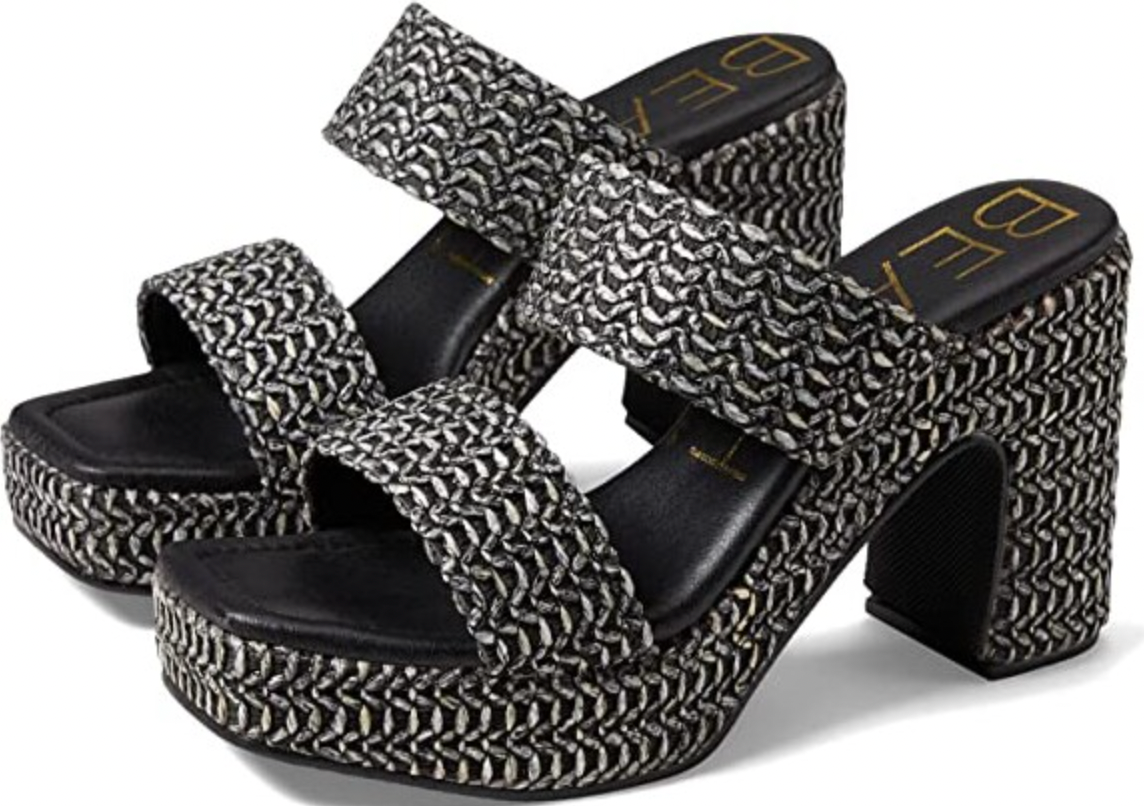 Gem Platform Heel-Black