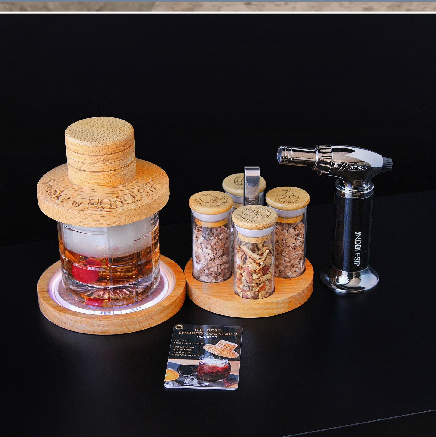 Cocktail Smoker Kit with Stand