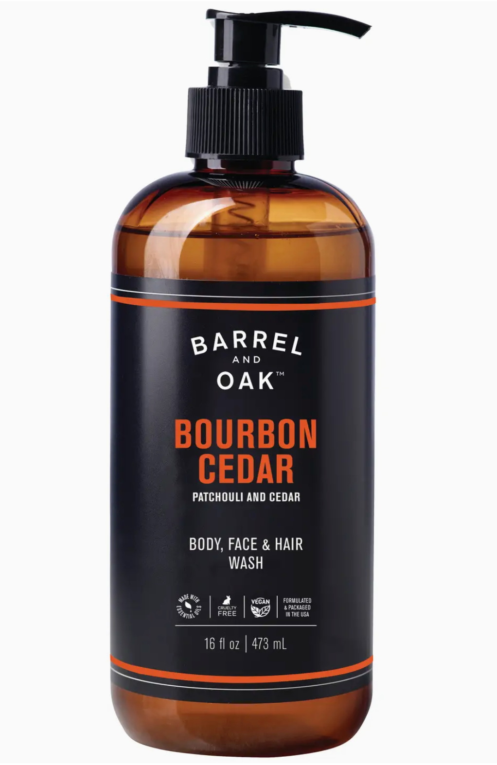 All-in-One Wash-Bourbon Cedar 16 Fl oz