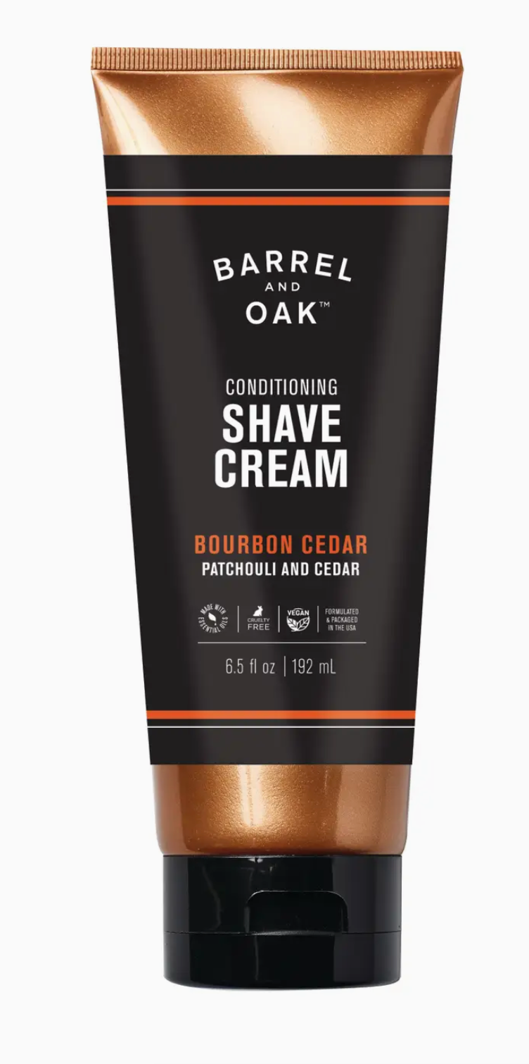 Conditioning Shave Cream-Bourbon Cedar 6.5 Fl oz