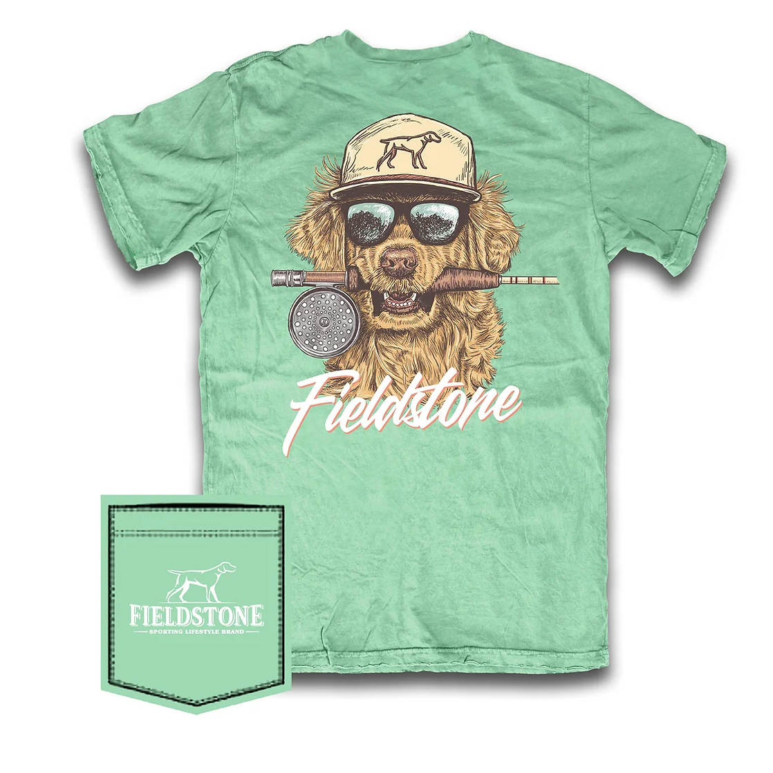 Golden Retriever Reel Shirt