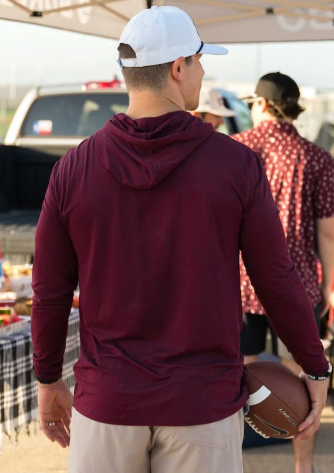 Performance Hoodie-Maroon
