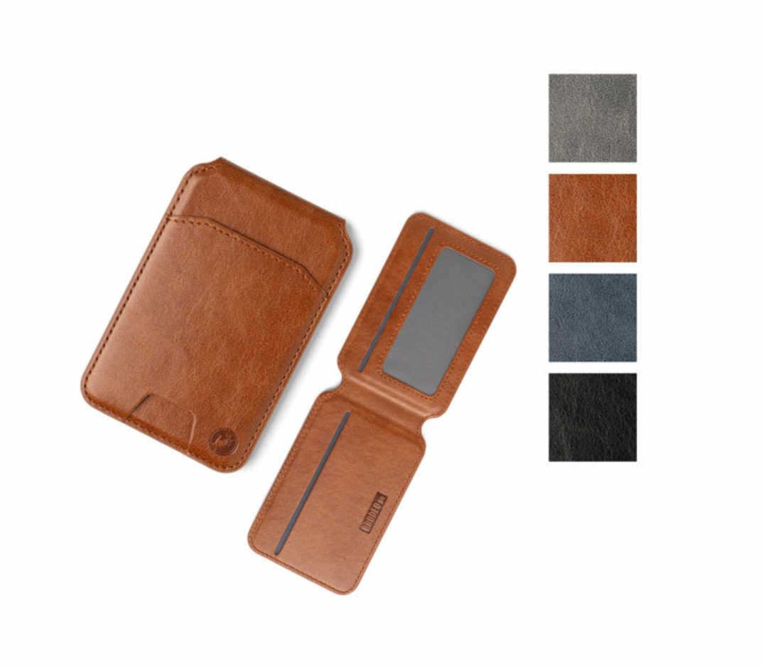 Leather Magnetic Phone Wallet