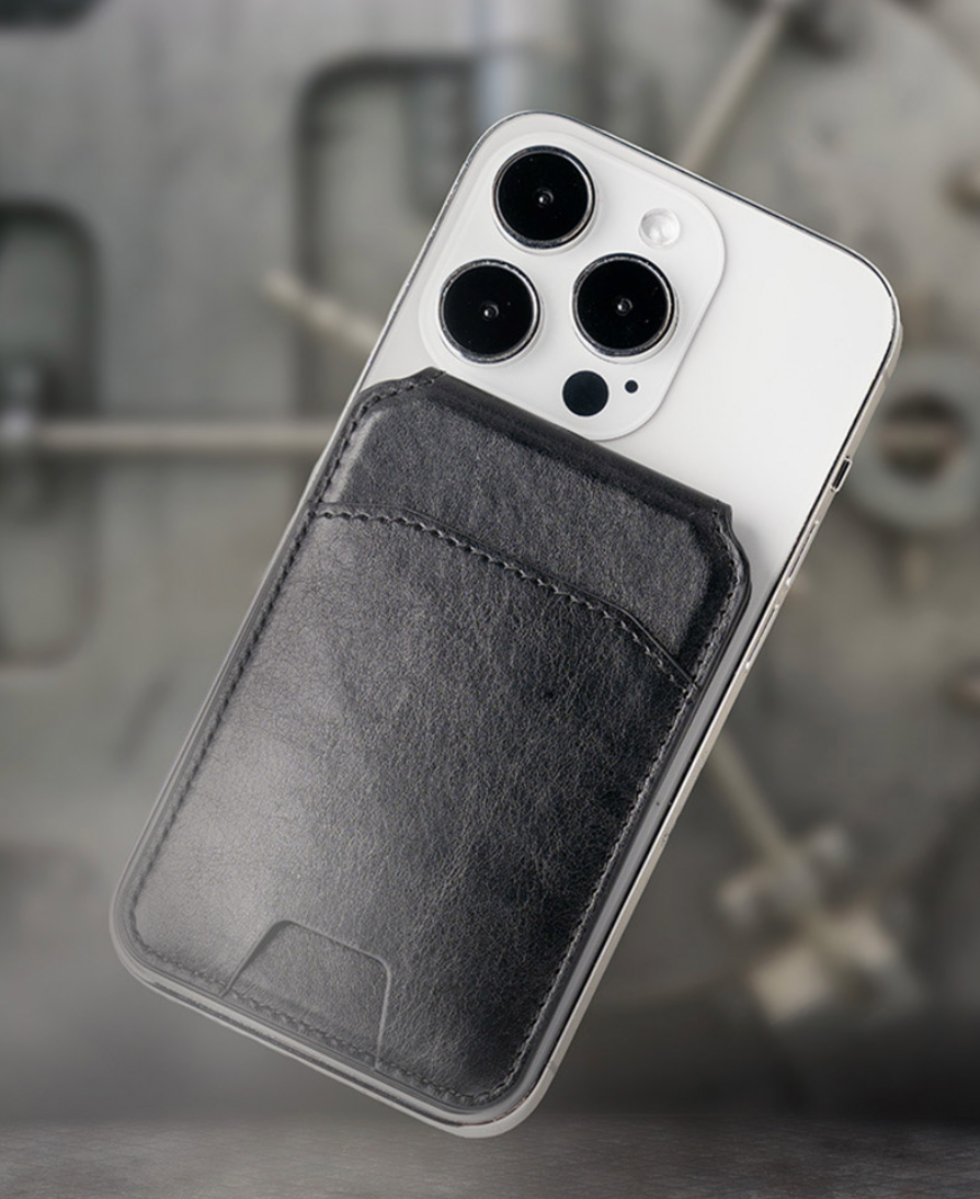 Leather Magnetic Phone Wallet
