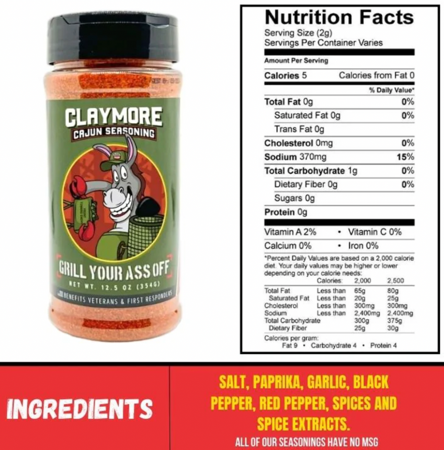 Claymore Cajun Seasoning™