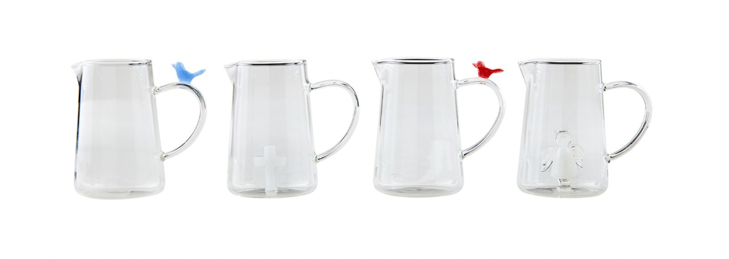 Glass Figurine Bud Vases