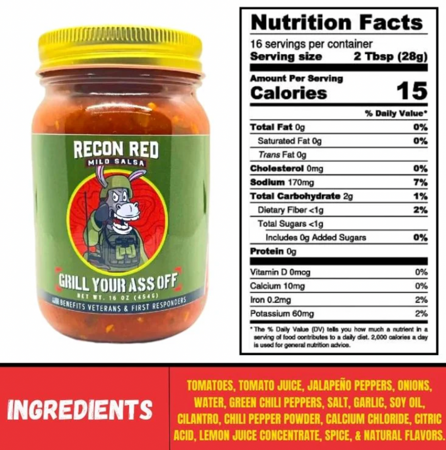 Recon Red Mild Salsa