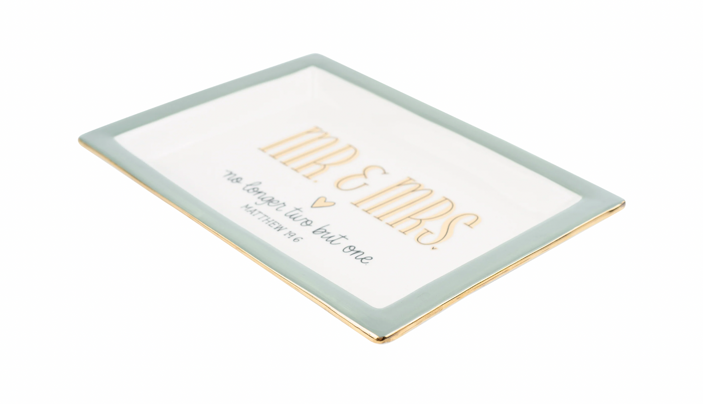 No Longer Two but One Trinket Tray