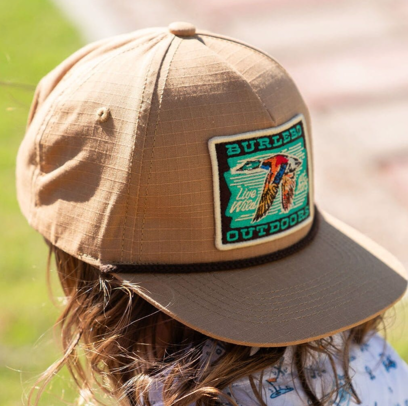 Youth Green Head Hat