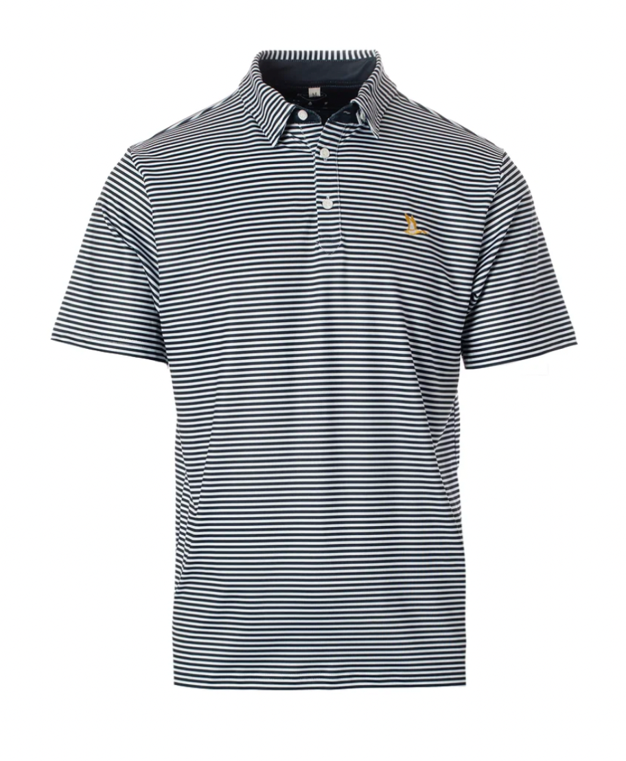 Roost Wide Stripe Polo